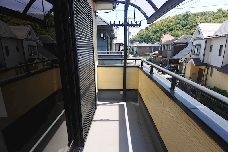 八幡市橋本尻江住宅 ベランダ