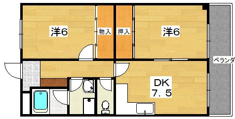 ハミング・ハイツ 間取り