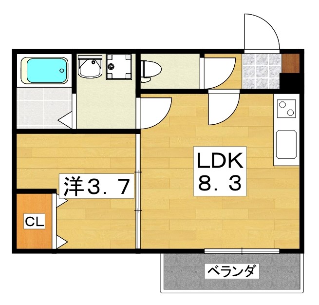 ジーメゾン寝屋川秦町ルシェール 間取り