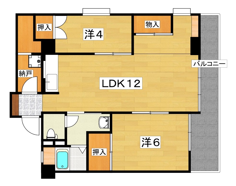 コーポラス喜山荘 間取り