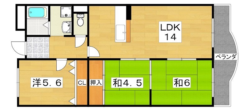 プランドールマツカワ 間取り