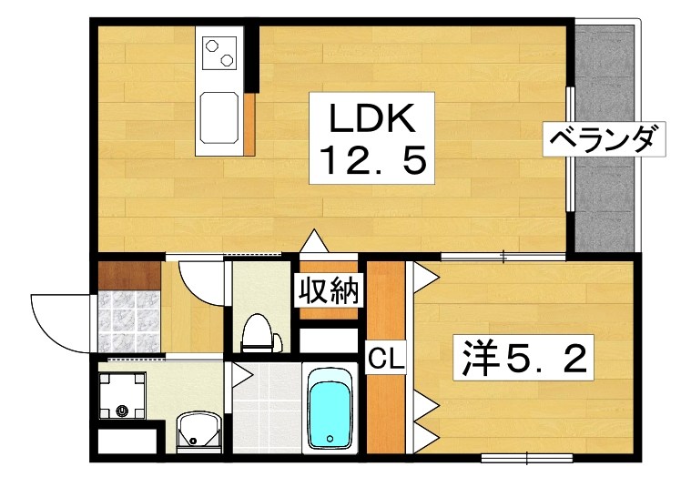 TEKO宮之阪 間取り
