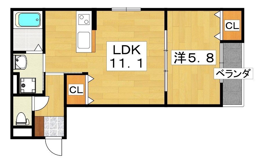 TEKO宮之阪 間取り