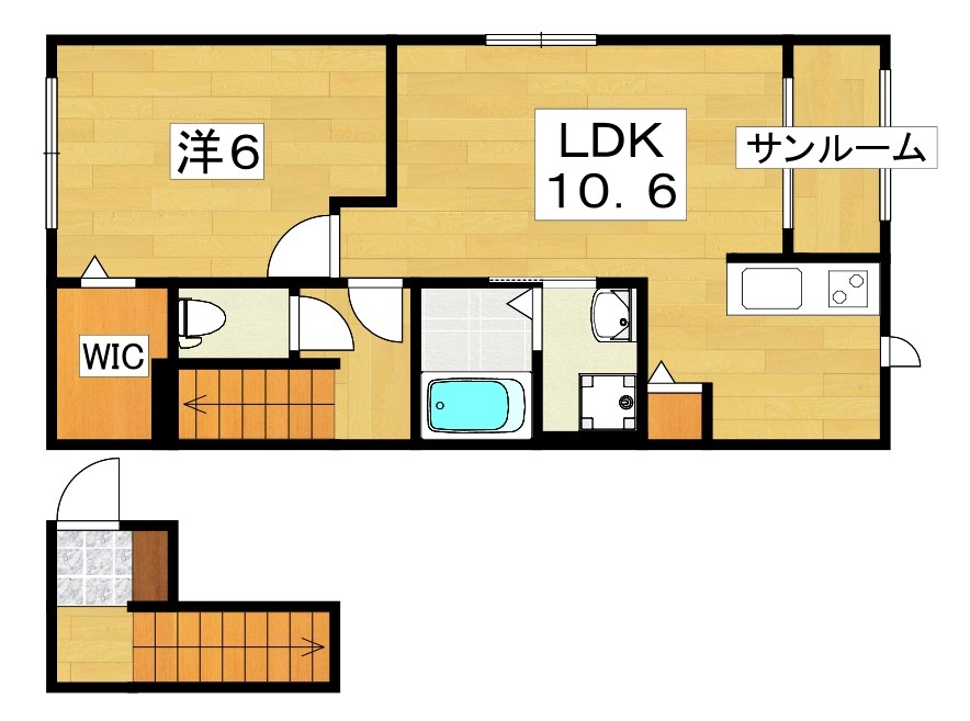 セレーノ渚西 間取り