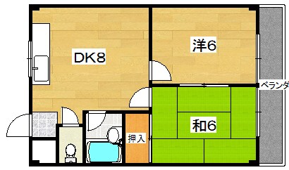 郡津金森マンション 間取り
