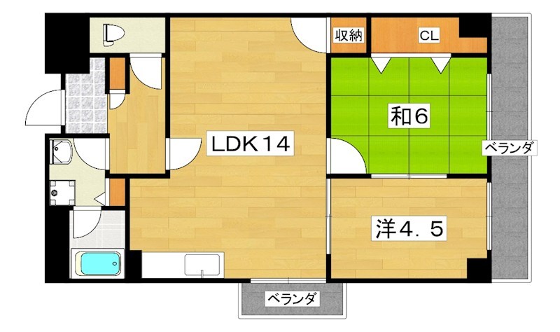 マンショングランメール 間取り