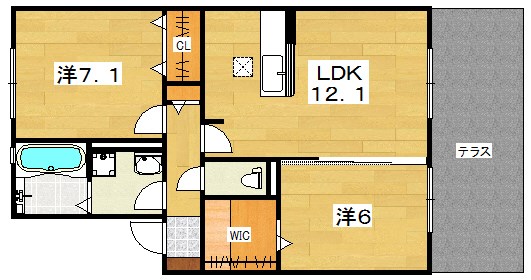 シャンゼトワール藤が尾　C棟 間取り