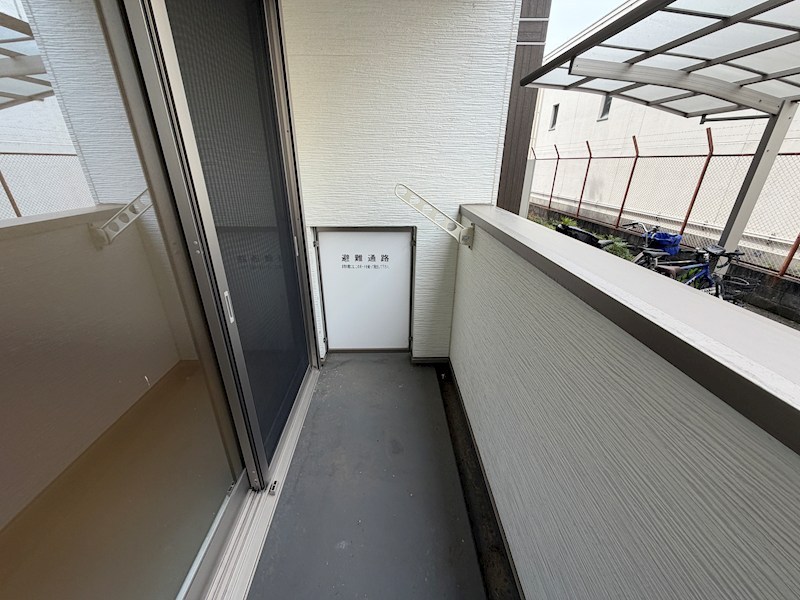 シャンテー枚方磯島 ベランダ