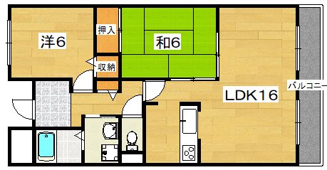 グリーンウッズ小林 間取り