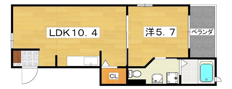 ルミエール　ハタ 間取り