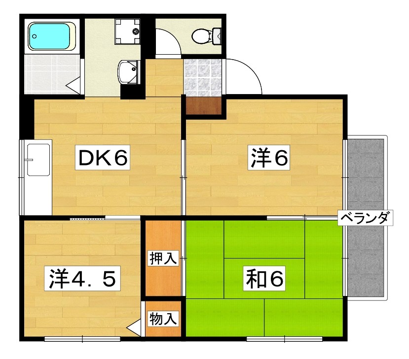プレジールⅢ 間取り