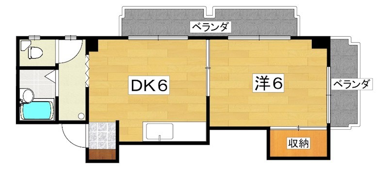 マスターズ香里園Ⅱ 間取り