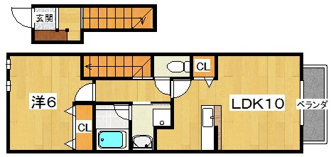 グレイス　メゾン　郡津 間取り