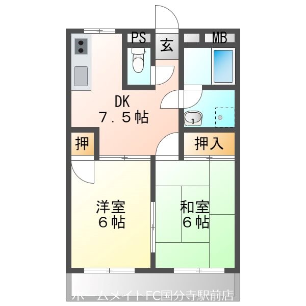 パティオ仲町 間取り