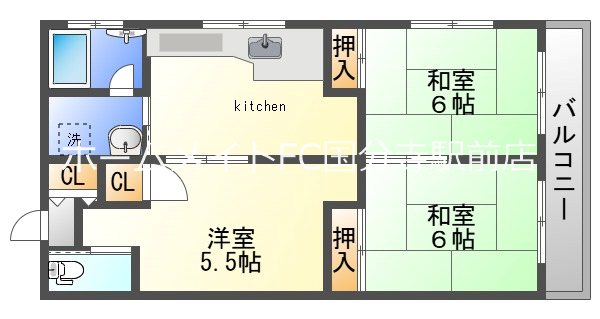 宮城荘 間取り