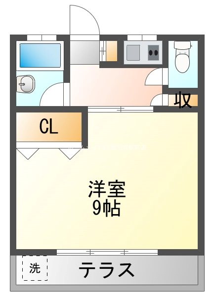 コーポヤジマ3号棟 間取り