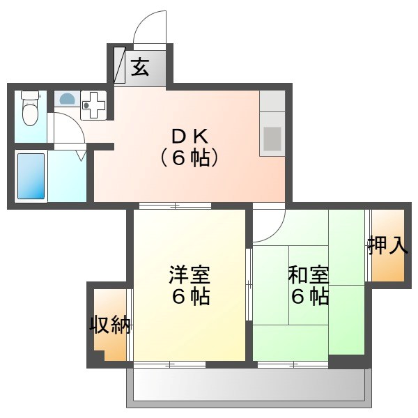サンライズ６１  間取り