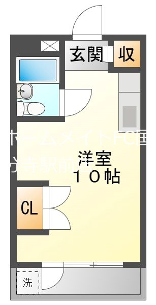 コーポベルB 間取り