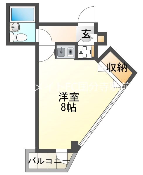 いづみマンション一ツ橋  間取り