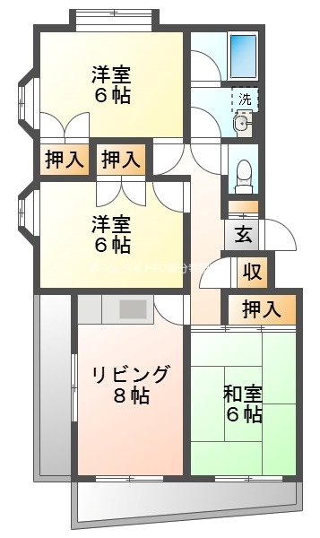 ベルハイネス  間取り