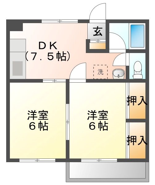 サンハイツ 間取り
