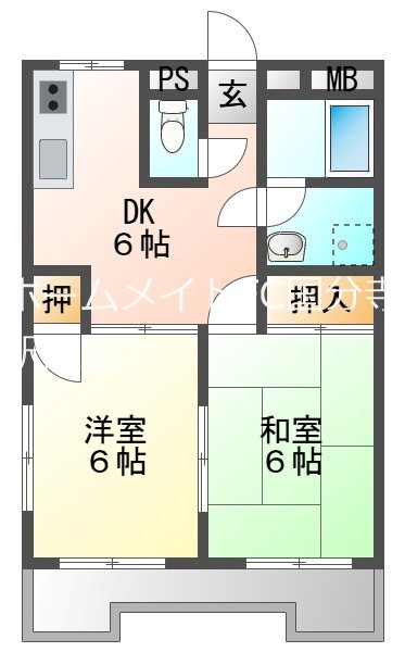 パティオ仲町 間取り