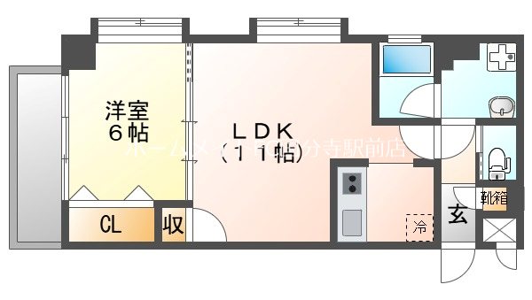 リビナ奥村ドゥー 間取り