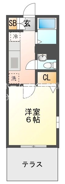 クラスティーナ下北沢 間取り