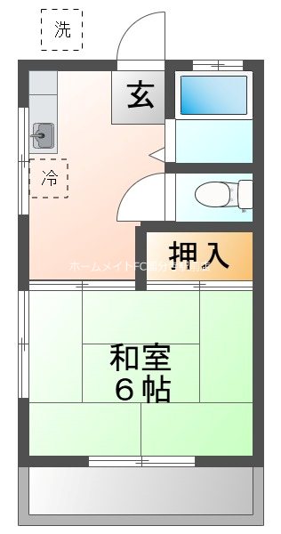 粕谷ハイツ 間取り