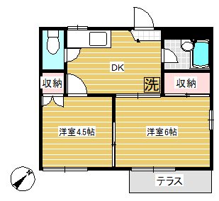 ユーアイハイム富士見C 間取り