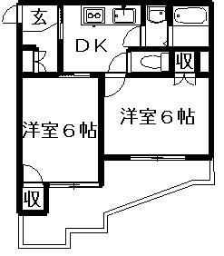 ヴィラ内浜 間取り