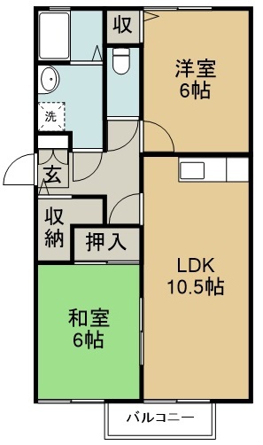 サンフレール柏原 間取り
