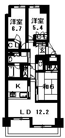 アルファステイツ沖浜 間取り