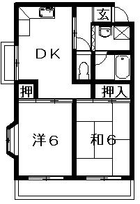 ハイツ生藤 間取り