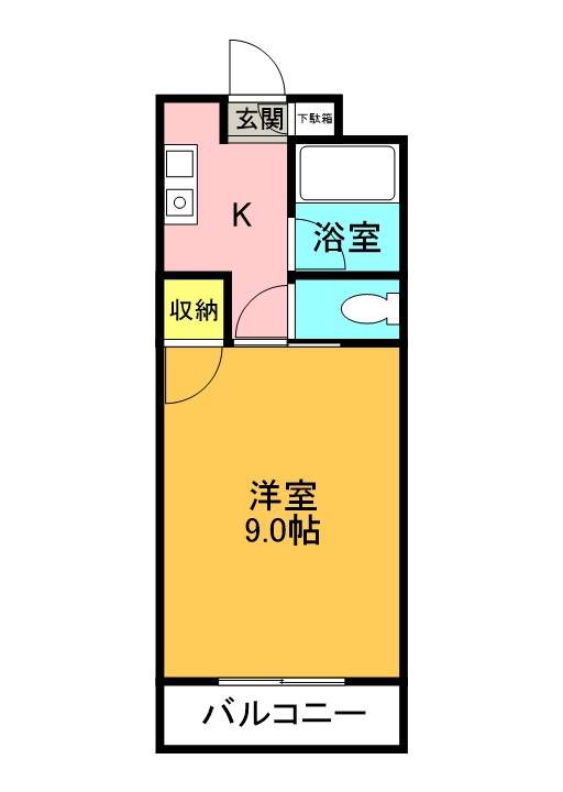 蔵本ハイツ２００１ 間取り
