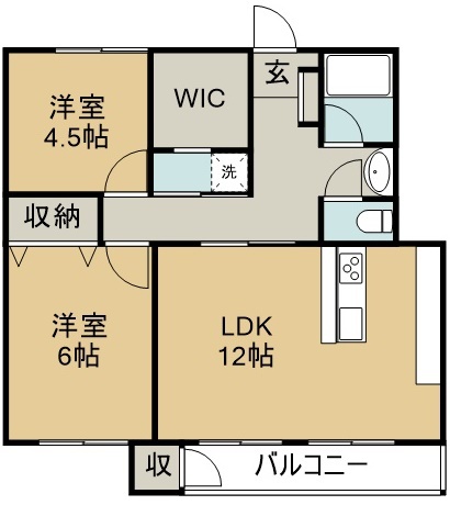クレジオ北矢三 間取り