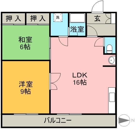ハイツフジタ 間取り