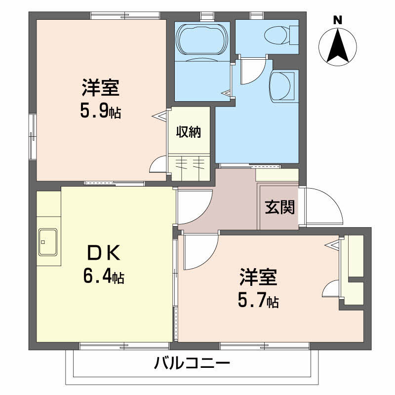 ヴィラージュマルイ　Ａ棟 間取り