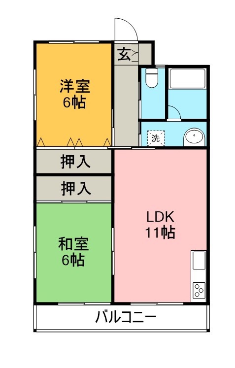 ガーデンコート・パミエＡ 間取り