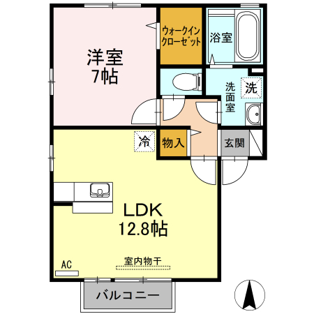 ウィルコート　Ａ棟 間取り