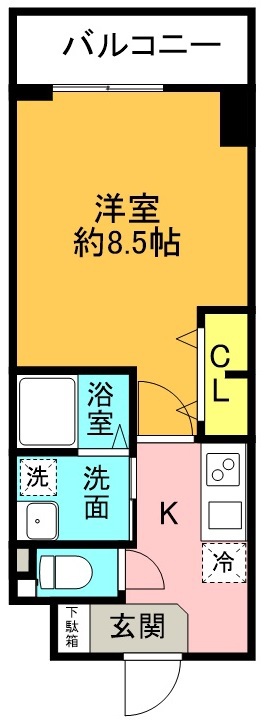 Ｋ－クレスト西新町 間取り