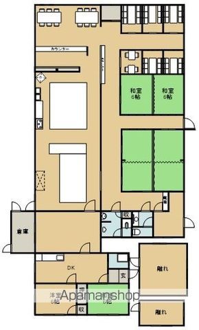 阿南市福井町テナント 間取り