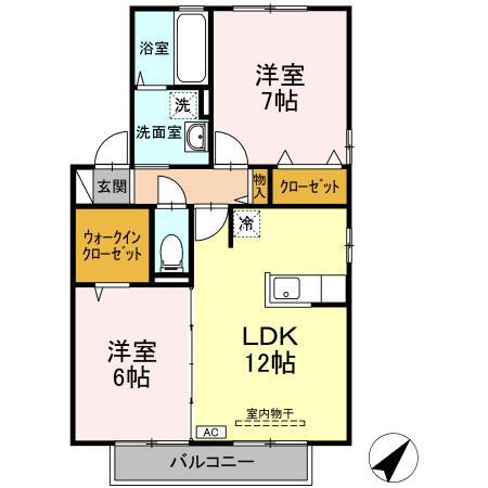 オーキッドコート　Ｃ棟 間取り