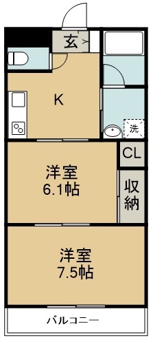 アーバンコート沖洲 間取り
