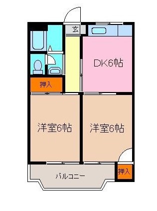 コーポ中野 間取り