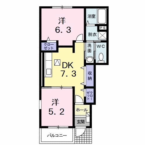 サンライズ貴園Ａ 間取り