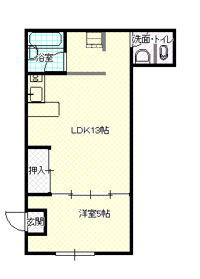 ウィスタリアハイツＢ 間取り