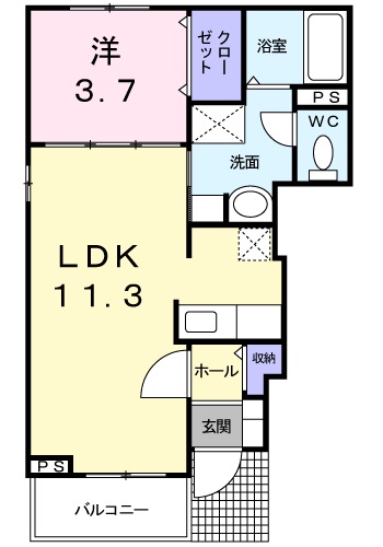 ボア・ソルテ　Ｄ 間取り