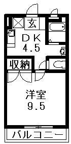 ハイランドマンション多田３号棟 間取り