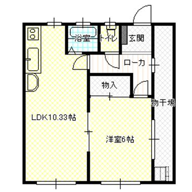新居ハイツ 間取り
